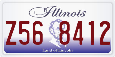 IL license plate Z568412