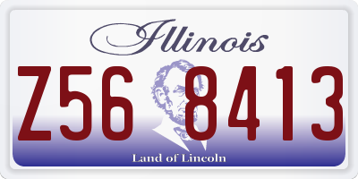 IL license plate Z568413