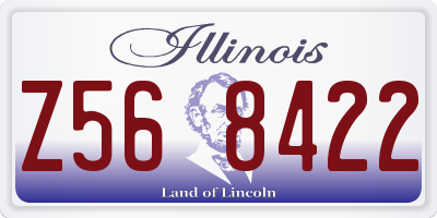 IL license plate Z568422