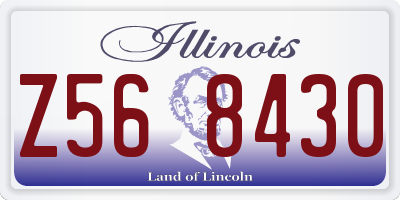 IL license plate Z568430