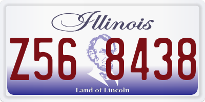 IL license plate Z568438