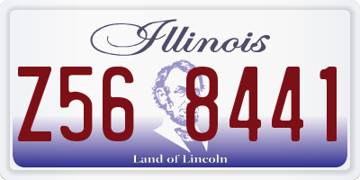 IL license plate Z568441
