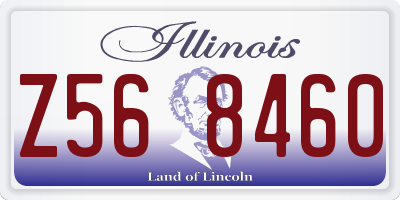 IL license plate Z568460