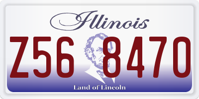 IL license plate Z568470