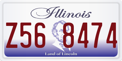 IL license plate Z568474
