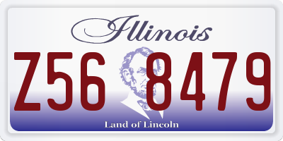 IL license plate Z568479