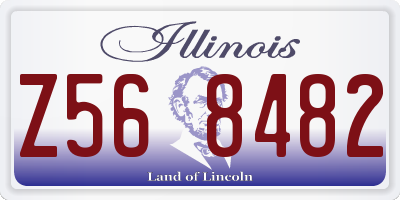 IL license plate Z568482