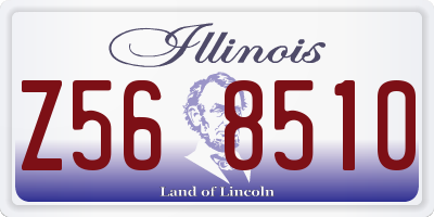 IL license plate Z568510