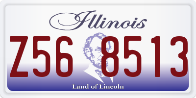 IL license plate Z568513