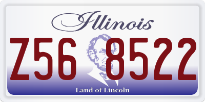 IL license plate Z568522