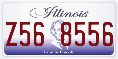 IL license plate Z568556