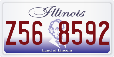 IL license plate Z568592