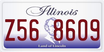 IL license plate Z568609