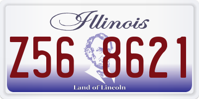 IL license plate Z568621