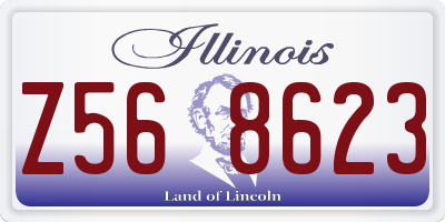 IL license plate Z568623