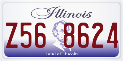 IL license plate Z568624