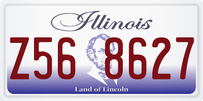 IL license plate Z568627