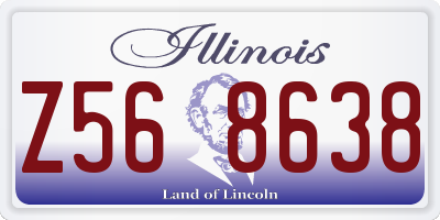 IL license plate Z568638