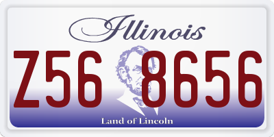 IL license plate Z568656