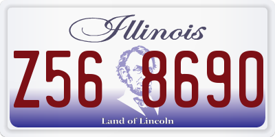 IL license plate Z568690