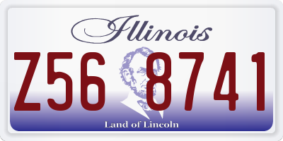 IL license plate Z568741