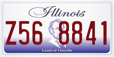 IL license plate Z568841