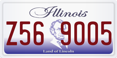 IL license plate Z569005