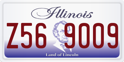IL license plate Z569009
