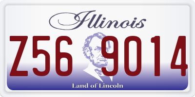 IL license plate Z569014