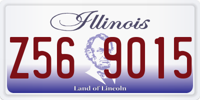 IL license plate Z569015