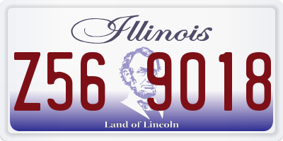 IL license plate Z569018