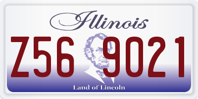 IL license plate Z569021