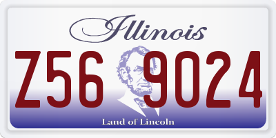 IL license plate Z569024