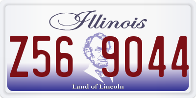 IL license plate Z569044