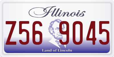 IL license plate Z569045