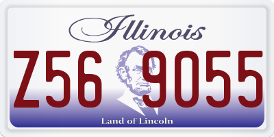 IL license plate Z569055