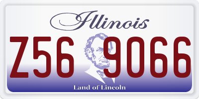 IL license plate Z569066