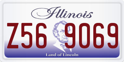 IL license plate Z569069