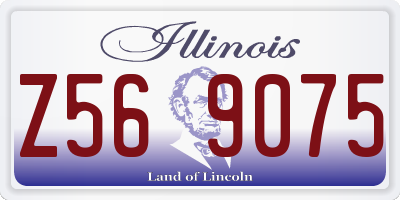 IL license plate Z569075