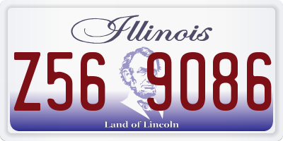 IL license plate Z569086