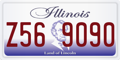 IL license plate Z569090