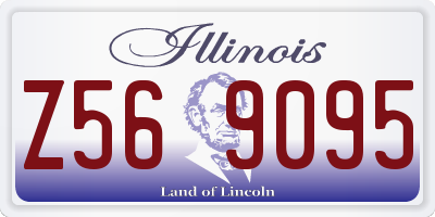 IL license plate Z569095