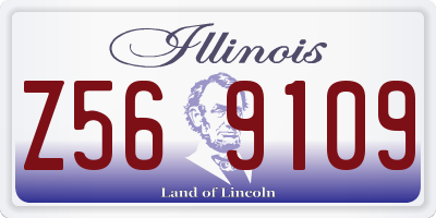 IL license plate Z569109