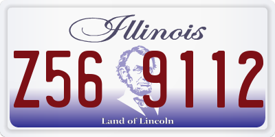 IL license plate Z569112