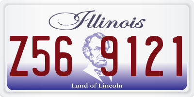 IL license plate Z569121