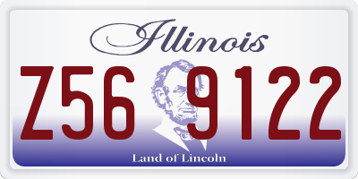 IL license plate Z569122