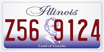 IL license plate Z569124
