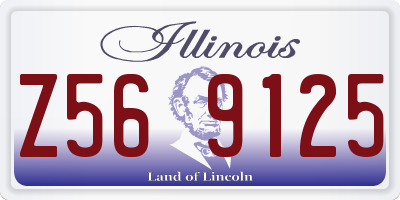 IL license plate Z569125