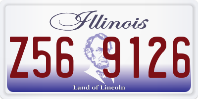IL license plate Z569126