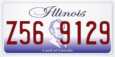 IL license plate Z569129